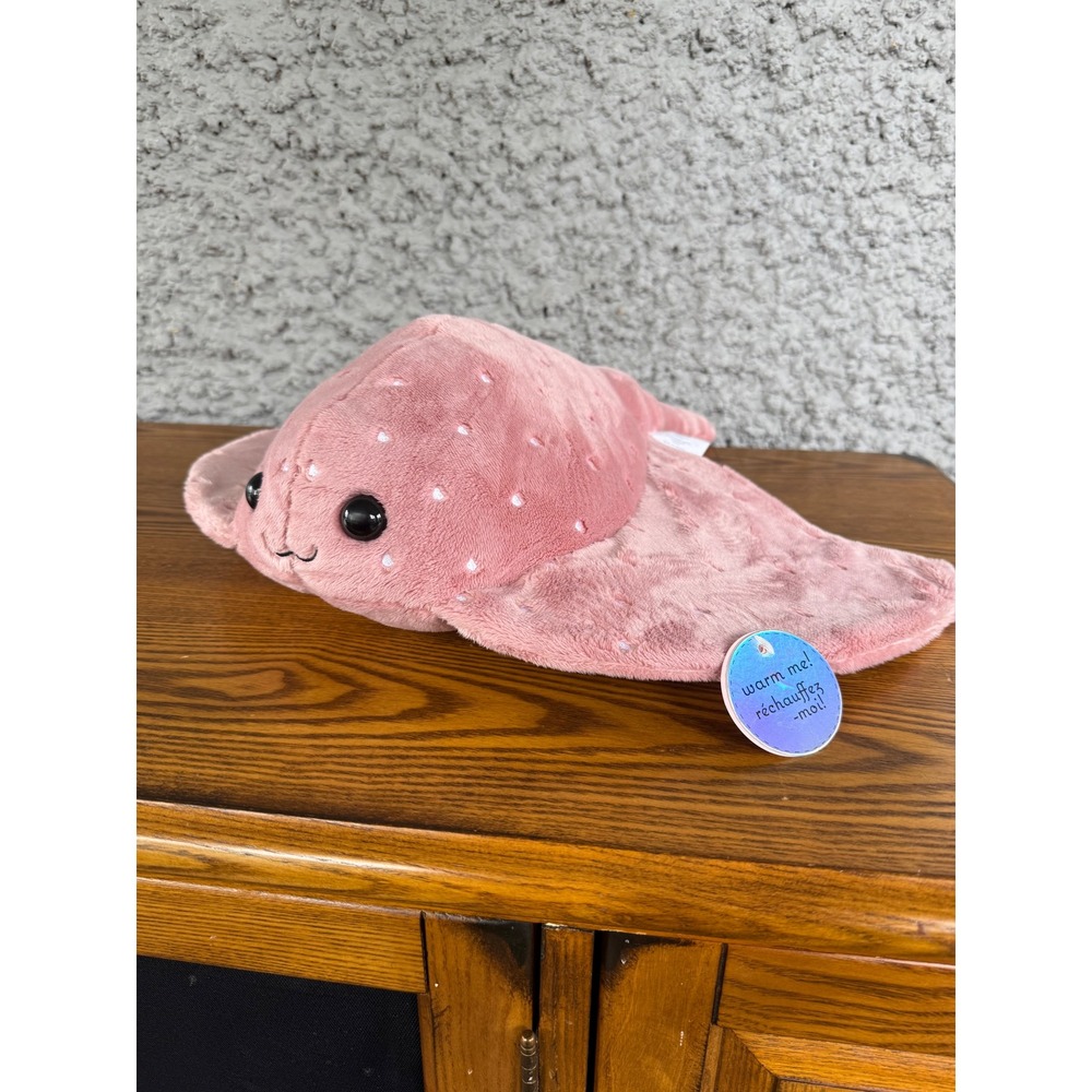 Snuggle Buddy Australia Pink Stingray Microwaveable Plush Warmie Heating Pad NWT
